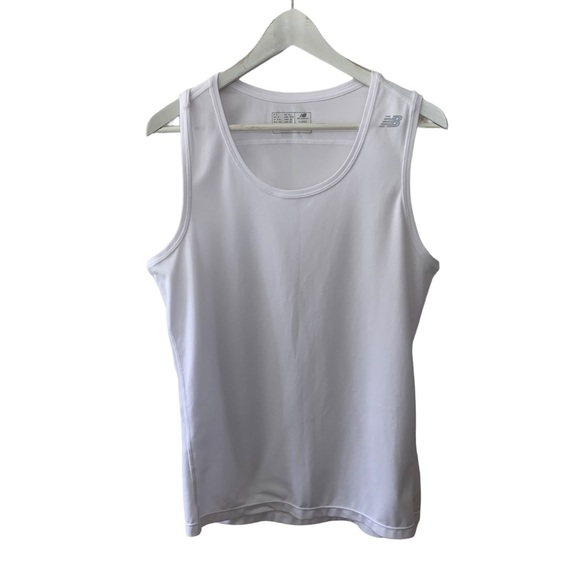 New Balance Tops - New Balance White Fitness Performance Tank Top Lightening Dry Fabric Women’s XL
